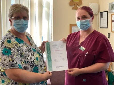 Grosvenor House carer wins a national award